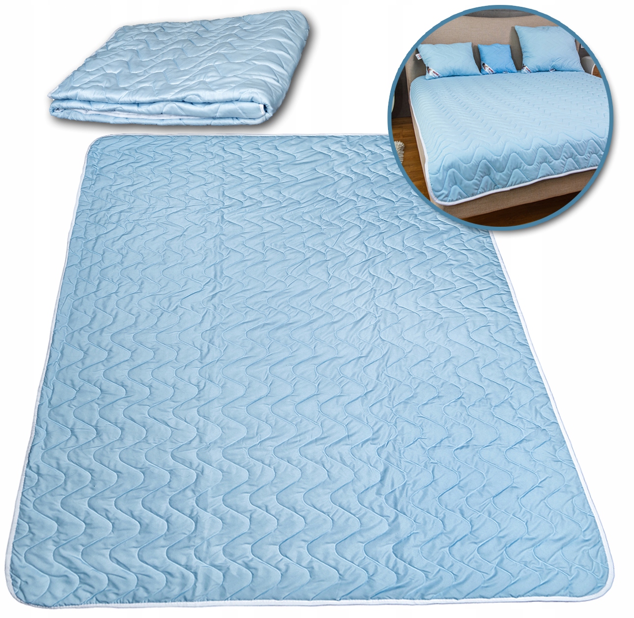 Přikrývka Povlečení Přešívka Teplá Antialergická Deka 200x220