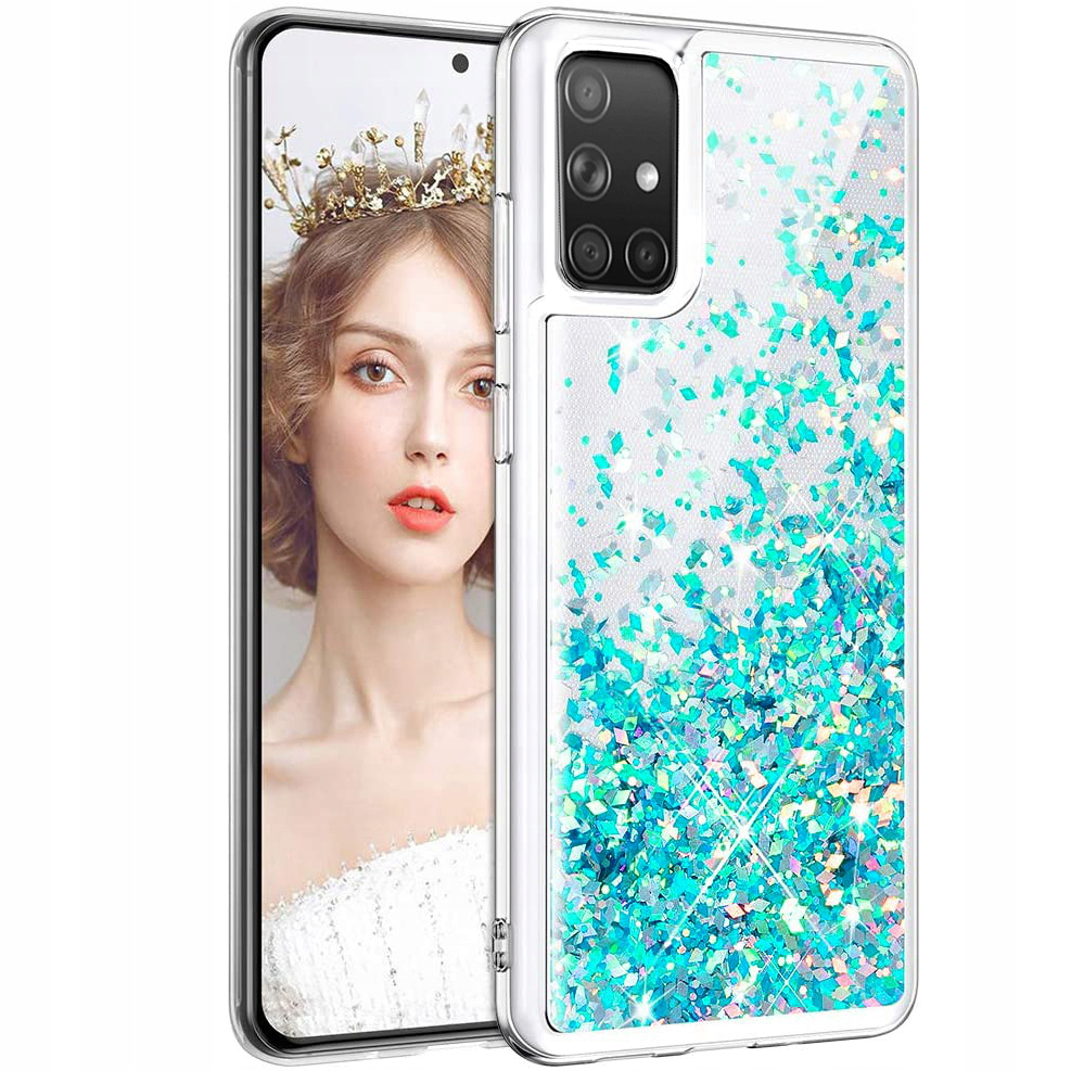 

Etui Liquid Brokat + Szkło do Samsung Galaxy M51