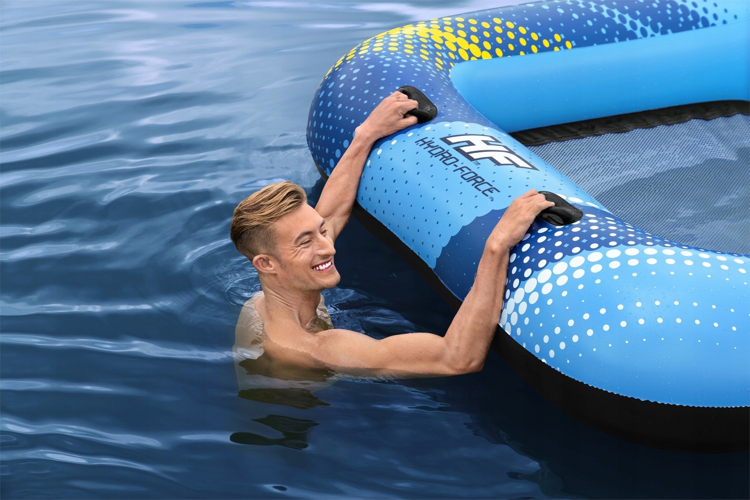 Wyspa Do Pływania 320x198cm Materac BESTWAY 43645 Marka Bestway