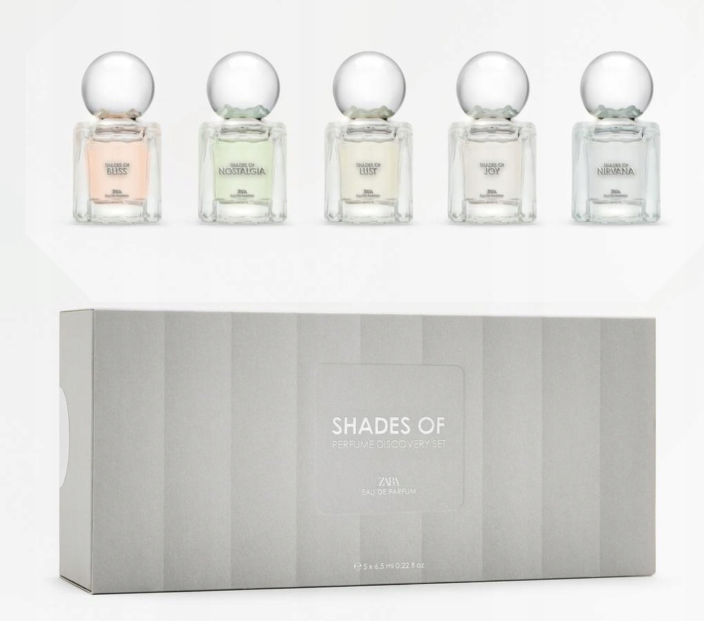 Zestaw Zara Shades Of Fragances Discovery Set 5 X 6,5 ML