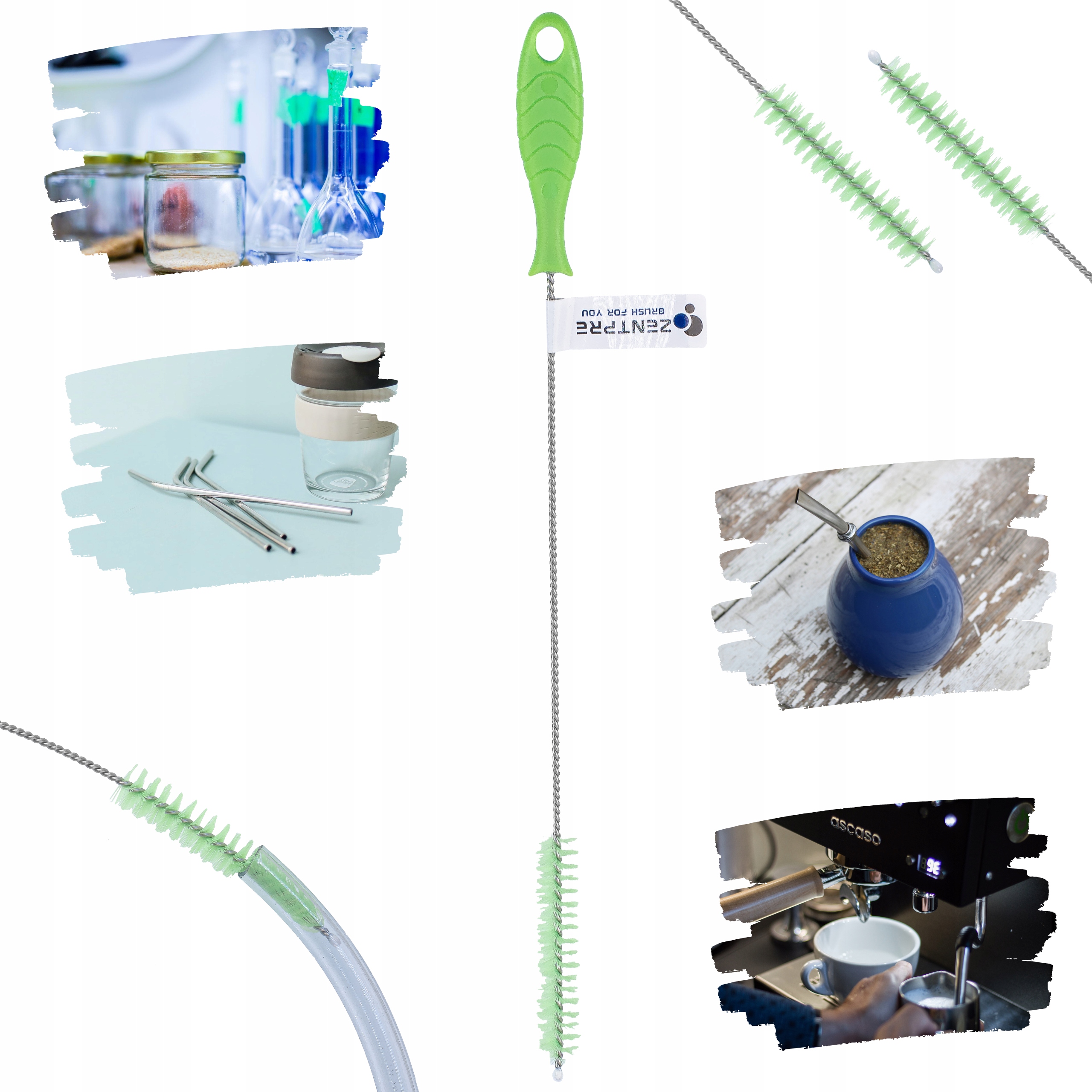 SZCZOTKA WYCIOR DO CZYSZCZENIA BUTELEK SŁOMEK RUR EAN (GTIN) 5905280375211