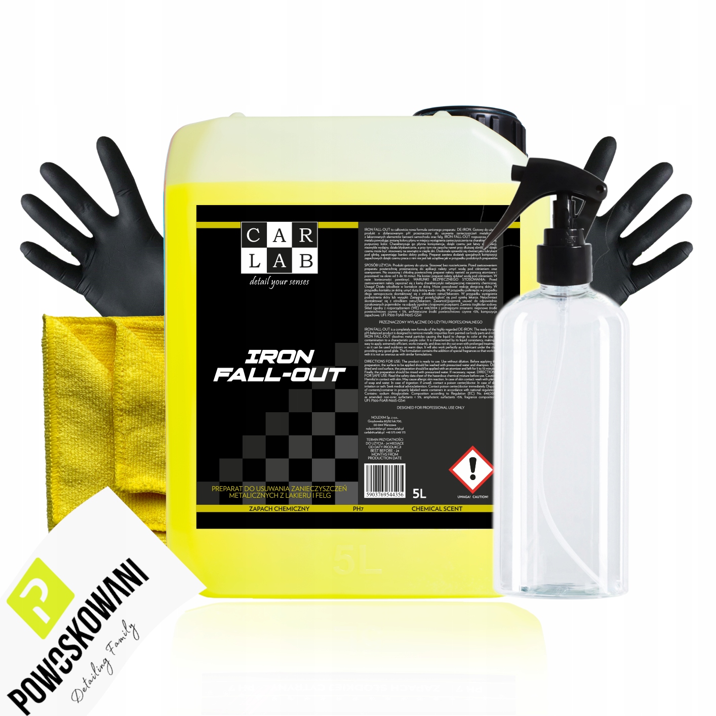 CARLAB IRON FALL OUT 5L Deironizer do Lakieru Felg