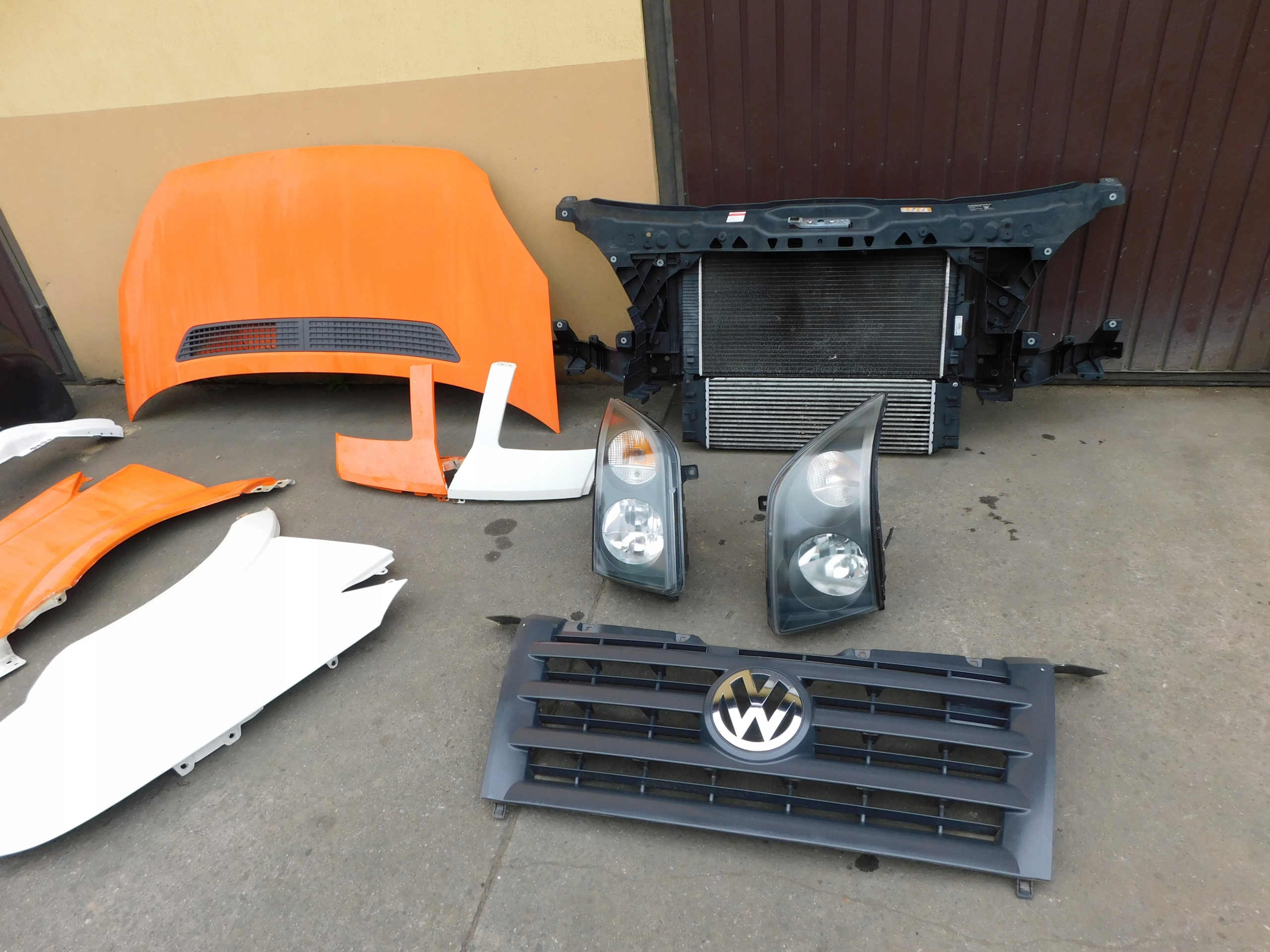 Volkswagen VW Crafter front complete bonnet radiator bumper lights 06-12r