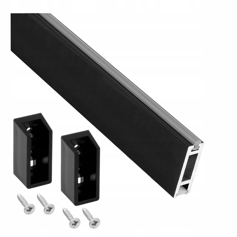 Drążek Ubraniowy Aluminiowy Profil LED do Taśm 5mm Rura do Szafy 2m