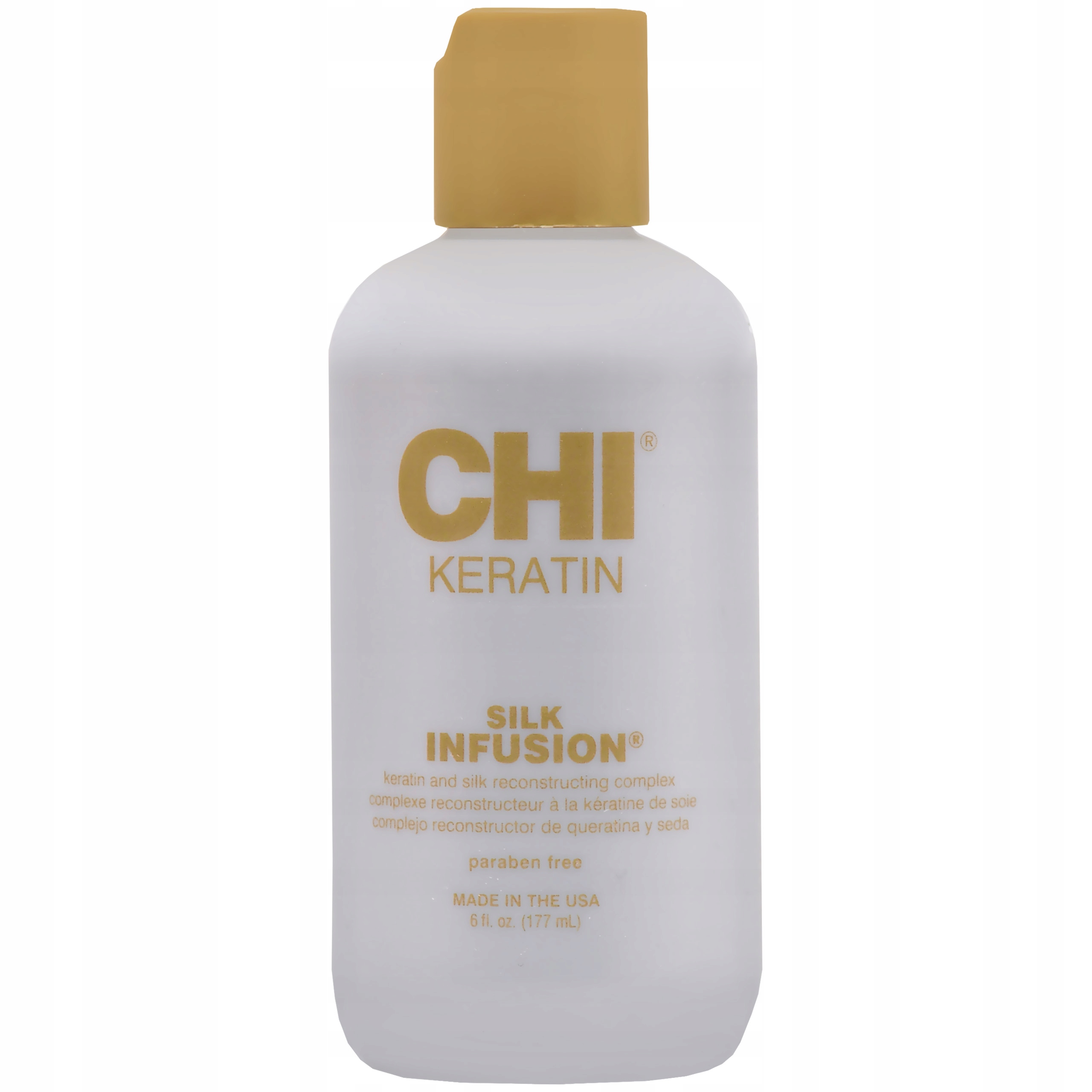 Chi Keratin Hedvábí na vlasy s keratinem 177 ml hydratuje a regeneruje