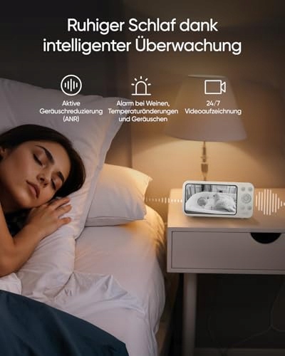 EUFY Niania Kamera E20 2K HD Offline Nocny Tryb Zoom — miniatura 4
