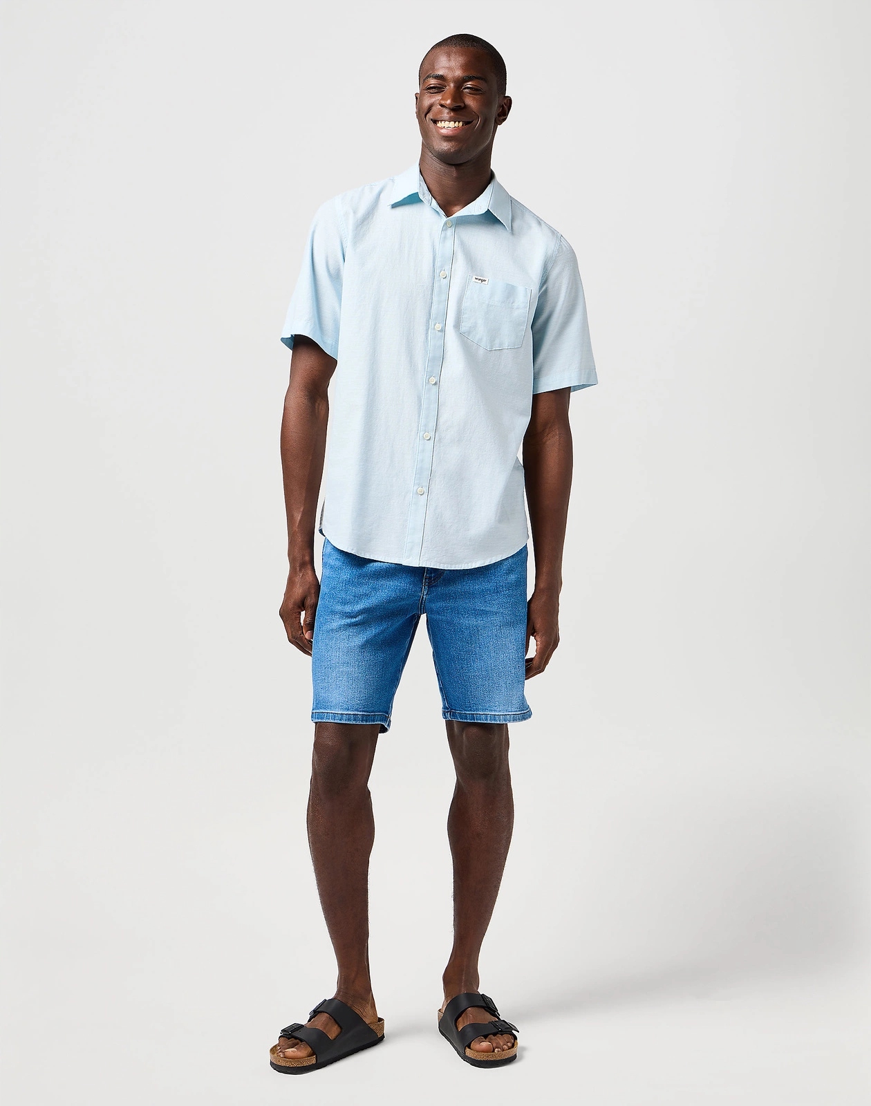 Pánské kraťasy kraťasy Wrangler Frontier Short Wave 112362337 W32