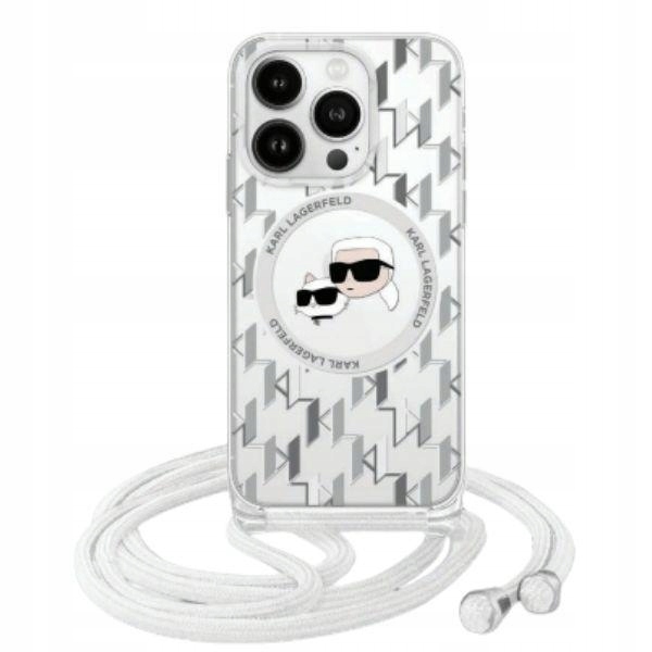 Pouzdro Karl Lagerfeld KLHMP16SHCKCKLCT pro iPhone 16 6.1" průhledný kryt