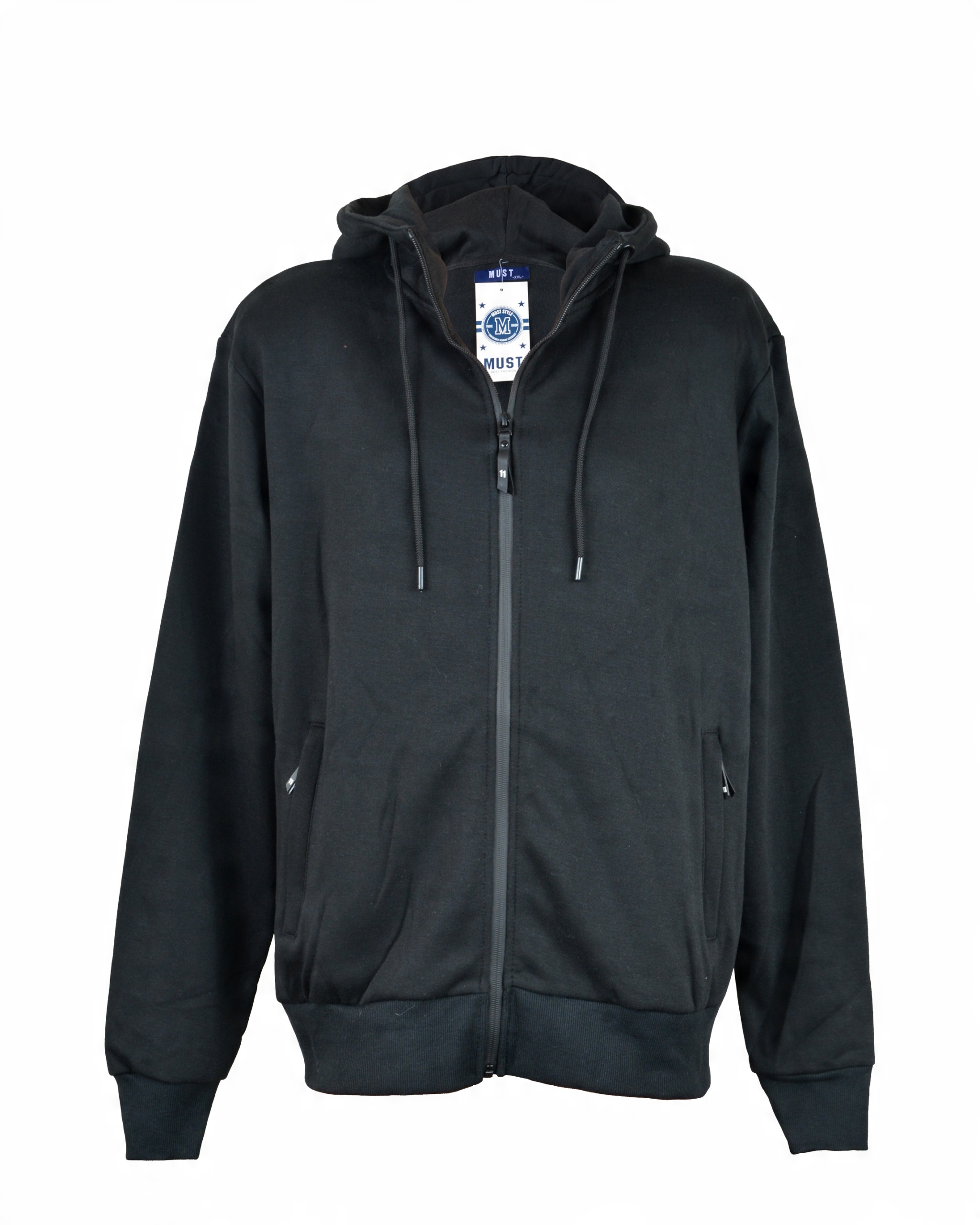 

9965 Bluza męska polar czarna rozm 2XL