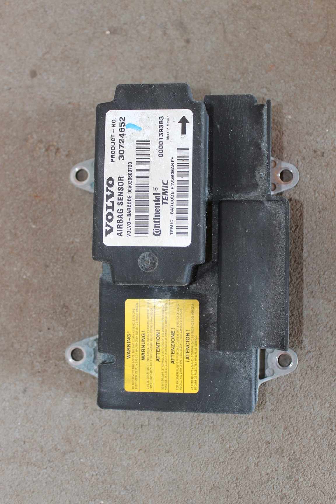30724652 - VOLVO V50 S40 04-.. ДАТЧИК ПОДУШКИ БЕЗПЕКИ