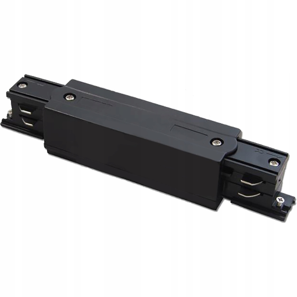 Łącznik Liniowy Prosty do Szyn Trójfazowych Czarny