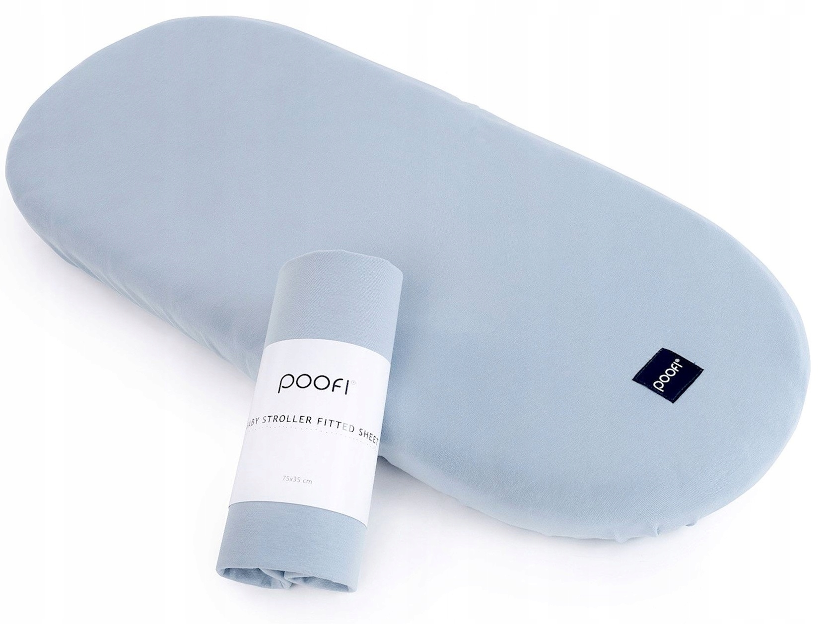 

Poofi Prześcieradło Do Wózka Kosza Mojżesza Blue