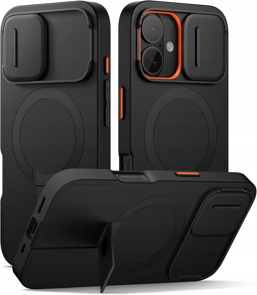 Obrněný Pouzdro Suritch pro iPhone 16, ochrana MagSafe pro kameru, kryt