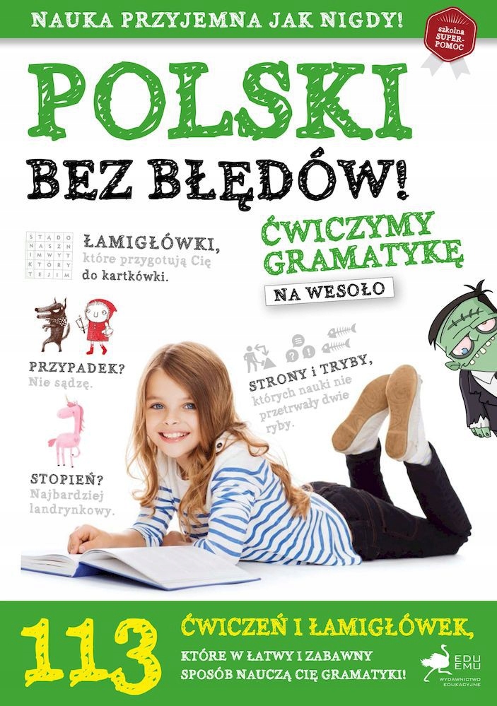 

Polski bez błędów. Ćwiczenia z gramatyki na wesoło