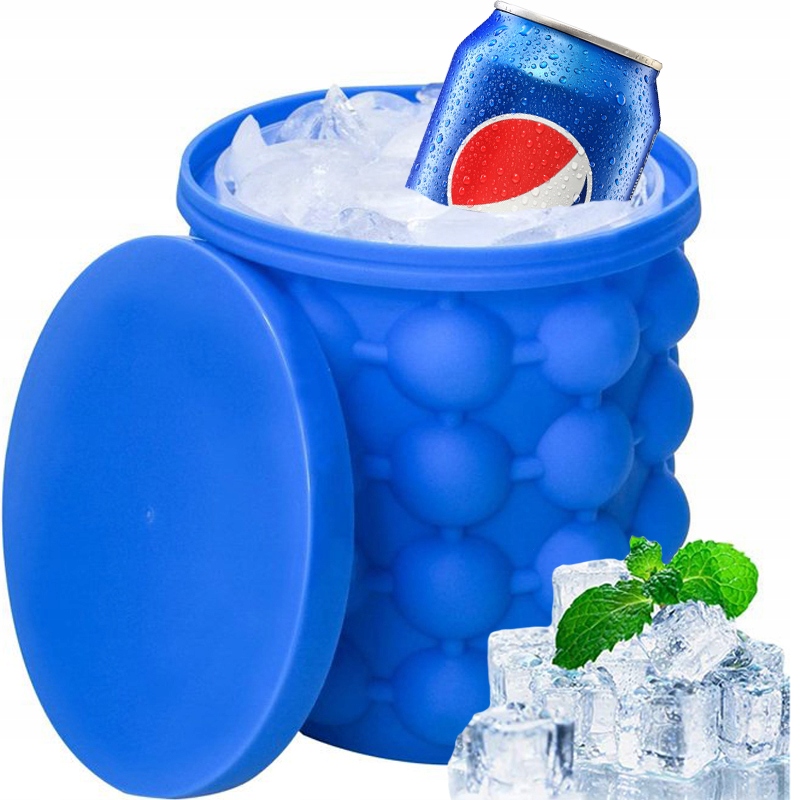 

Kubek Foremka Do Lodu Kostkarka Kubełek Silikonowy