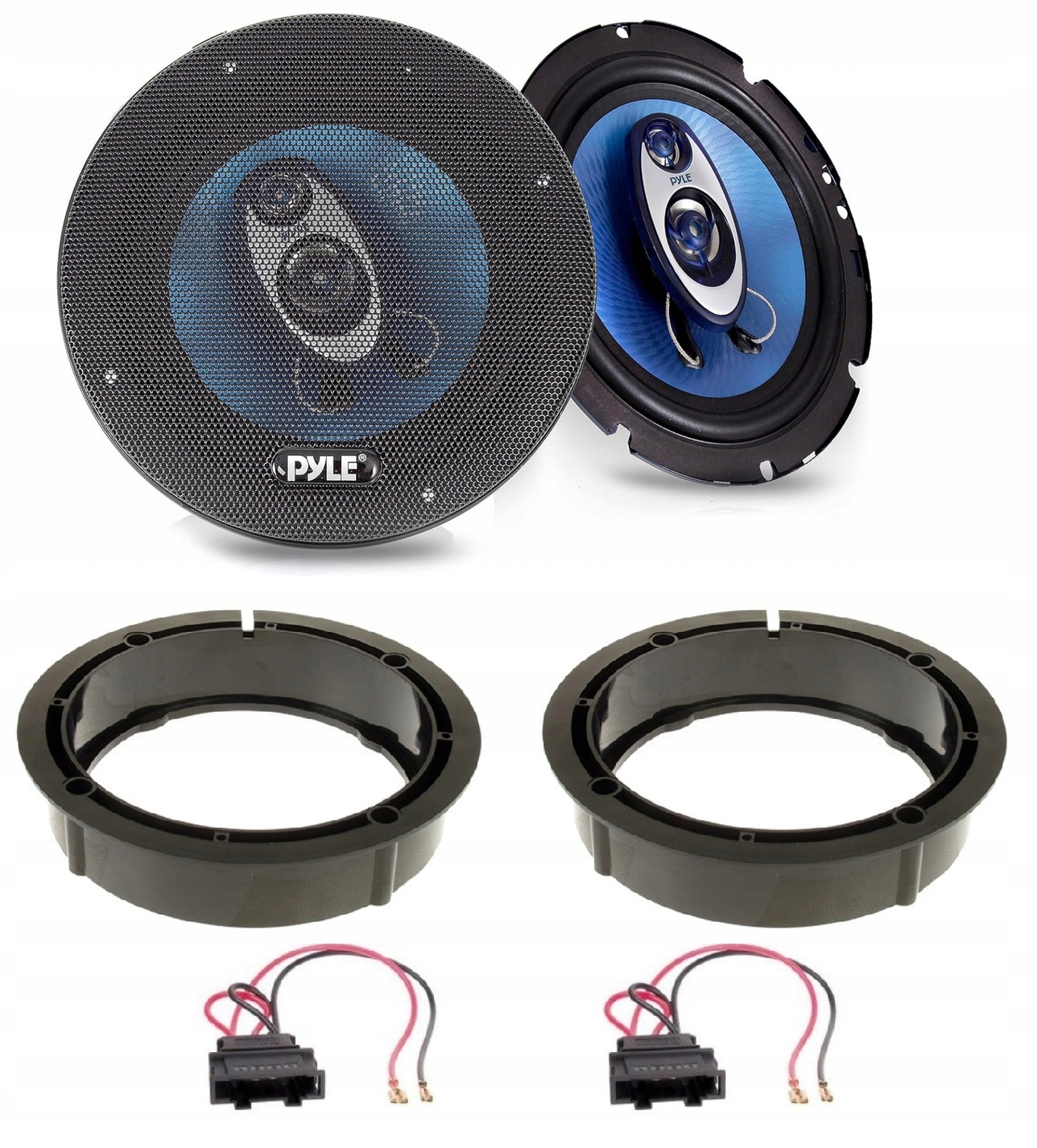 Reproduktory 165 mm Vw Golf 4 IV 5 Polo Passat B3 Bora Scirocco Pyle PL63BL Usa