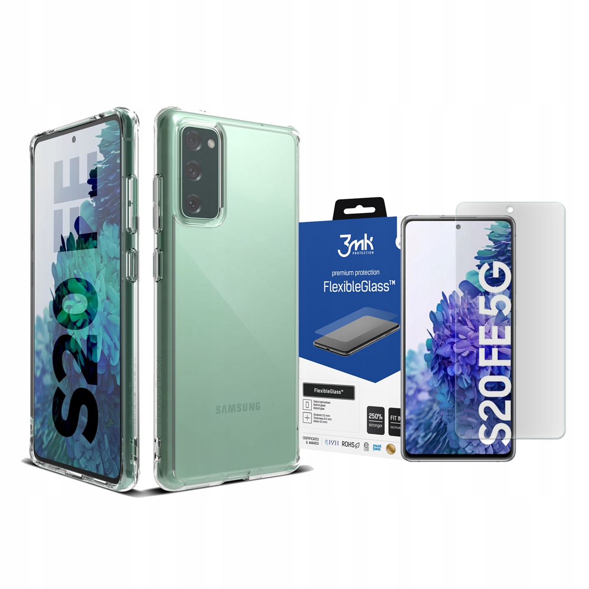 

Ringke Fusion Etui Do Galaxy S20 Fe + Szkło 3MK Fg