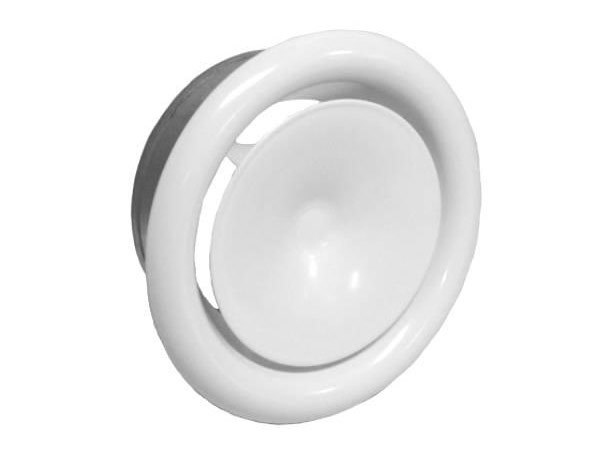 Anemostat nawiewny z ramką montażową 100 mm