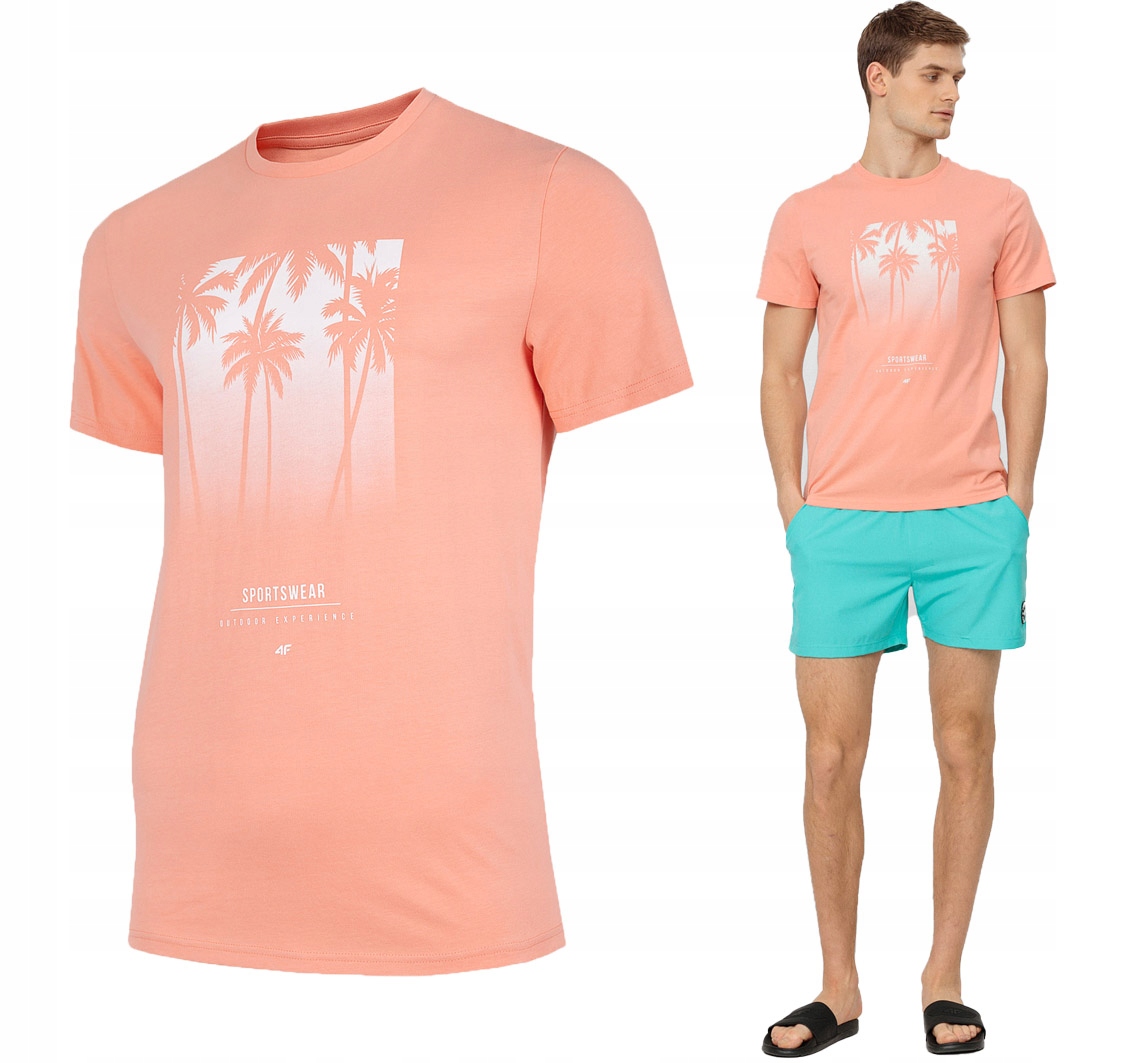 

T-shirt męski 4F TSM046 koszulka bawełniana M