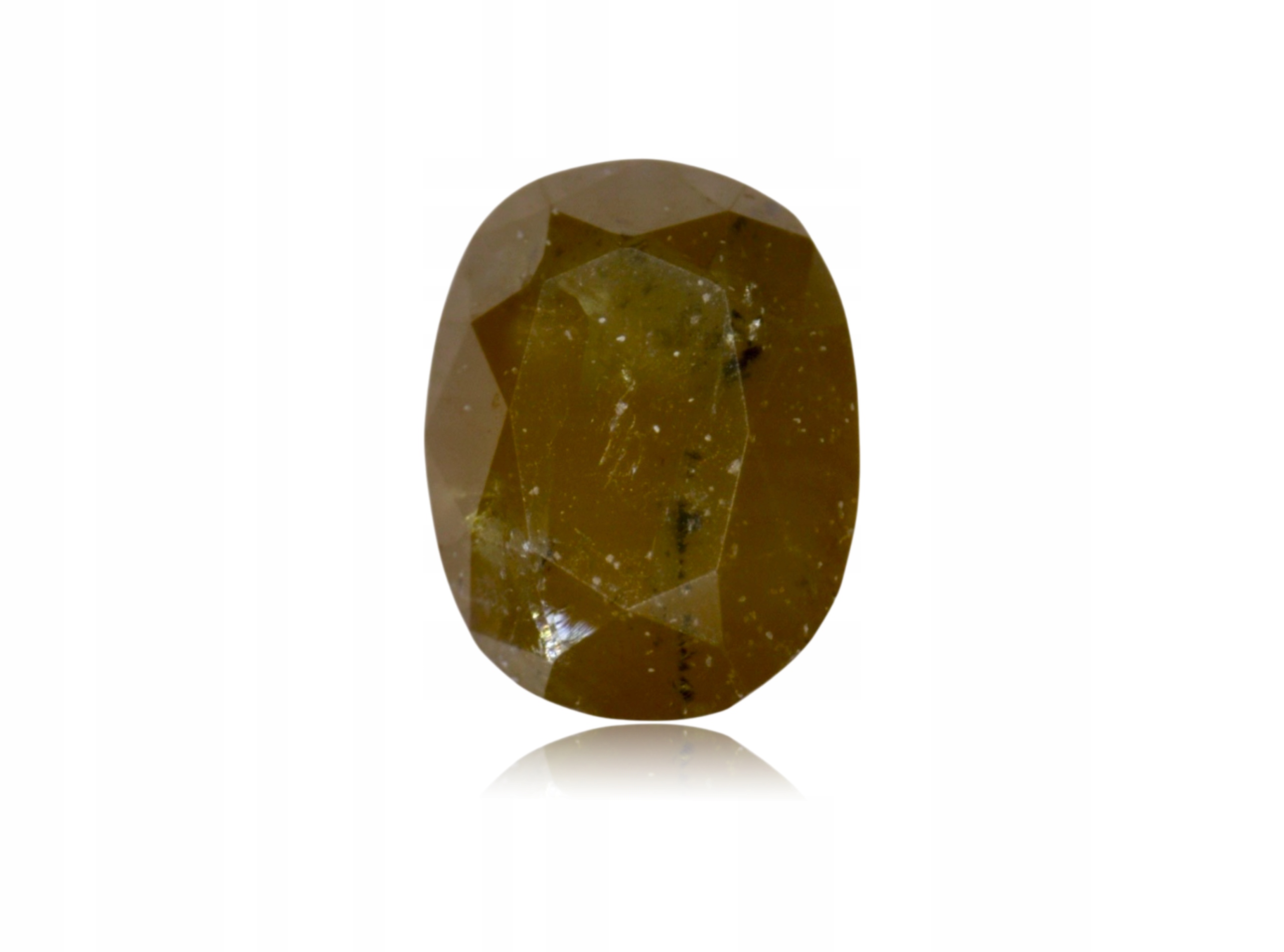 Přírodní diamant 0.06 ct Hnědý Ovál I3 certifikát Wbd