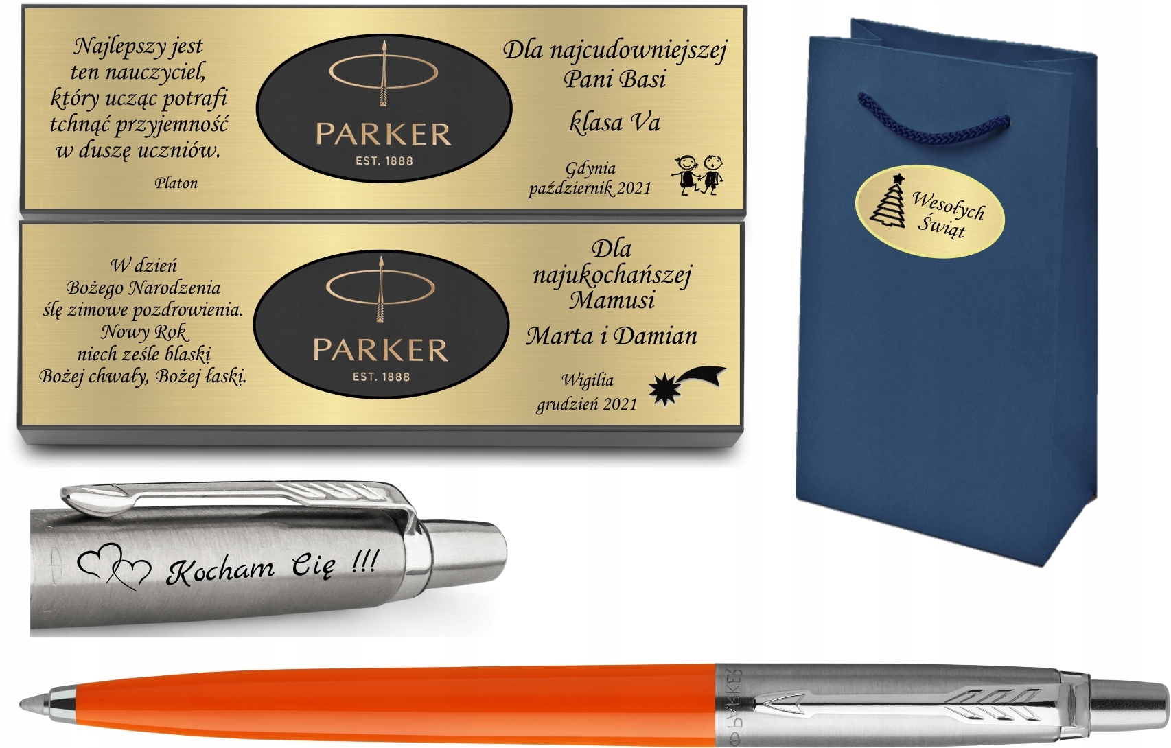 

Parker Długopis Jotter Pomarańcz Grawer Tabliczka