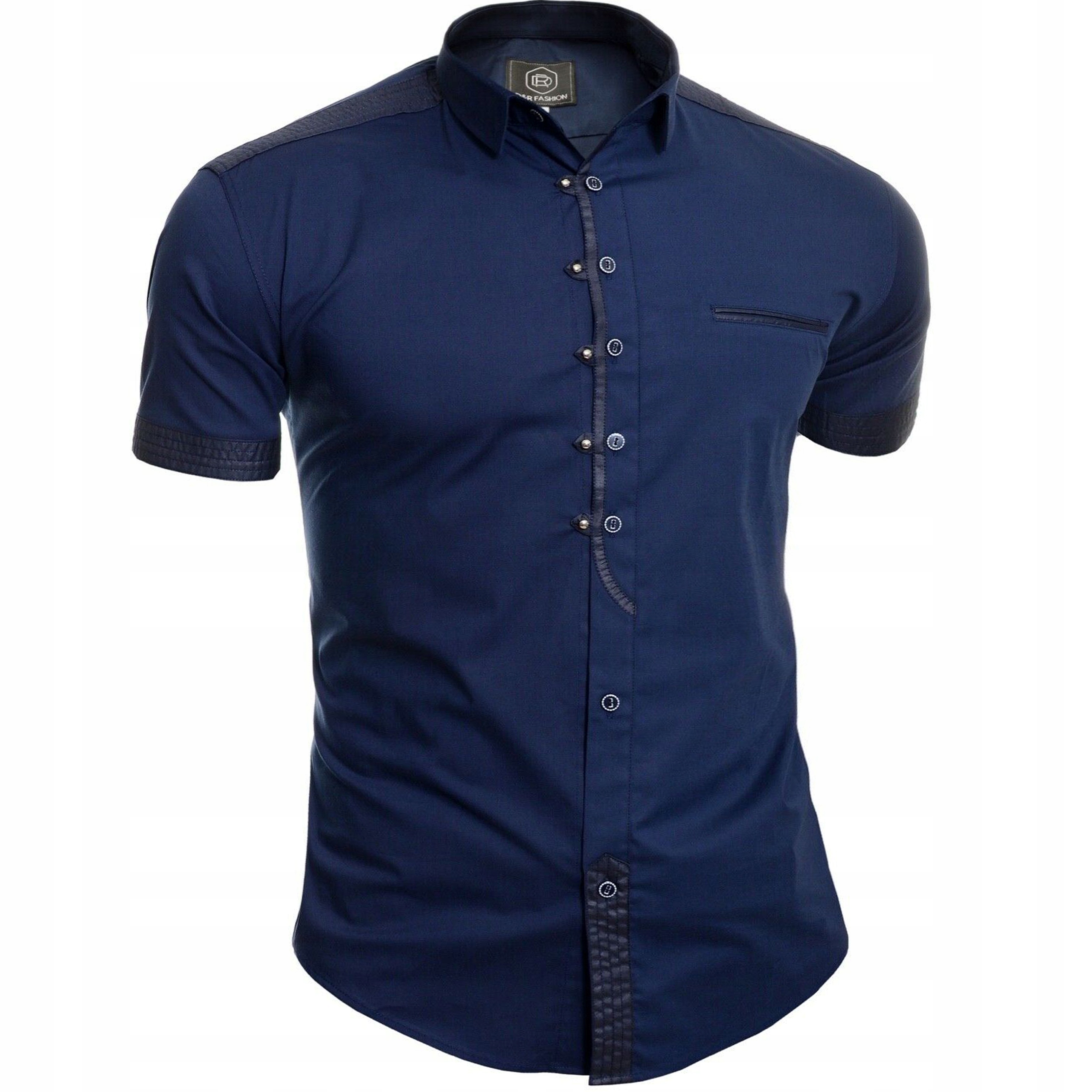 Pánská bavlněná košile Elegantní kontrast