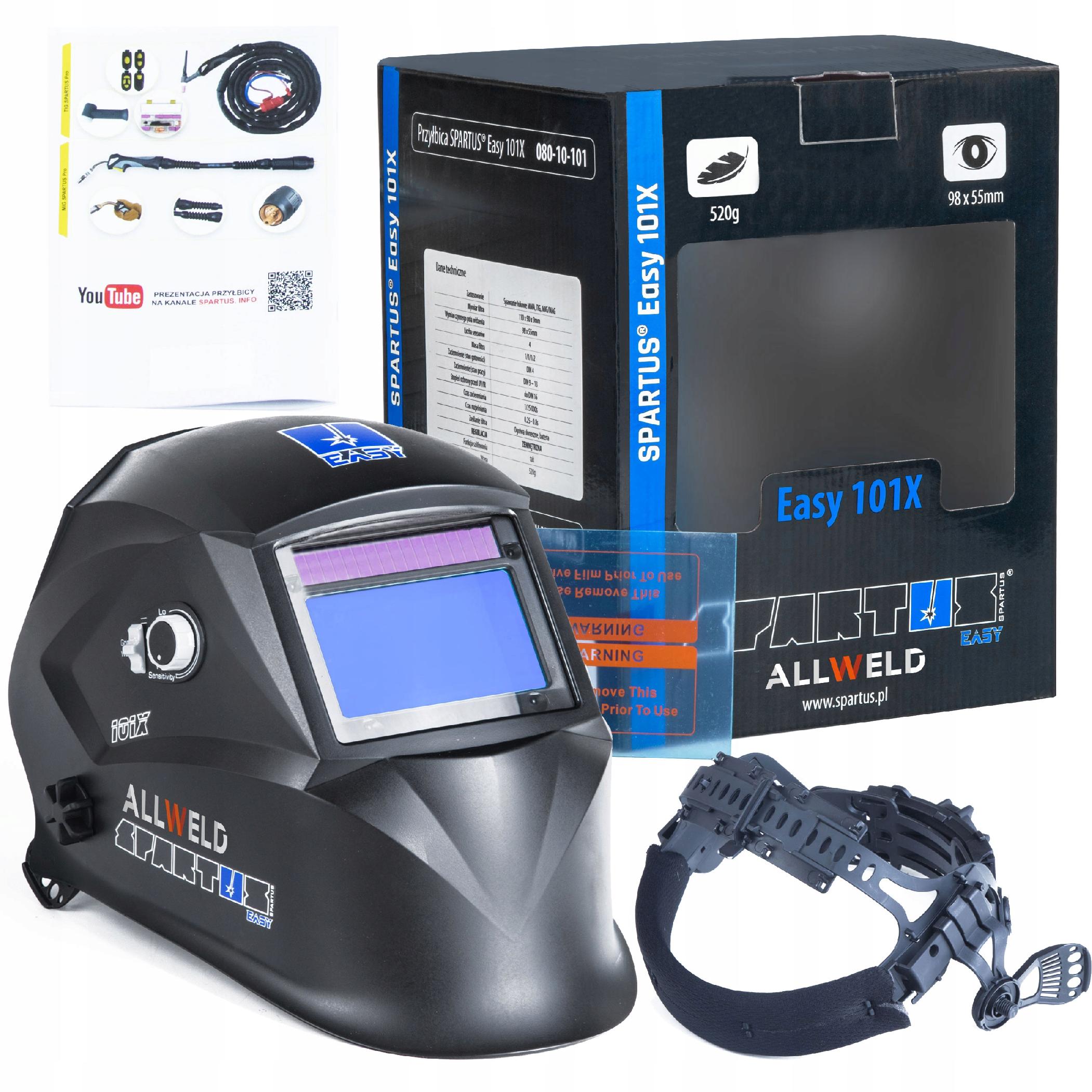 Przyłbica Spawalnicza Automatyczna Spartus Easy