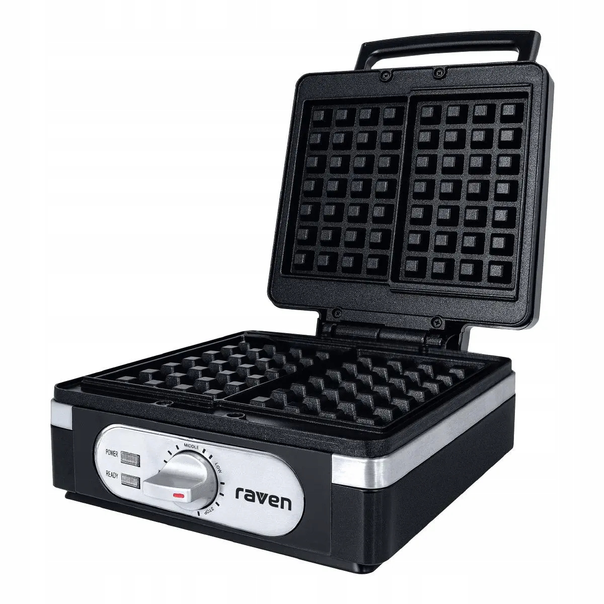 Gofrownica Raven EG004BX 1400W 2 gofry prostokątne Regulacja temperatury