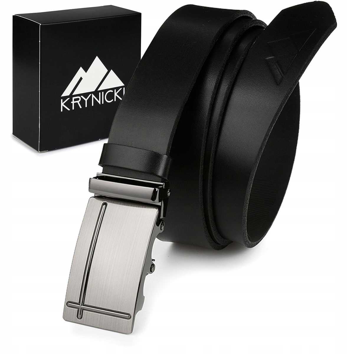 

Pasek skórzany do spodni męski automat Krynicki
