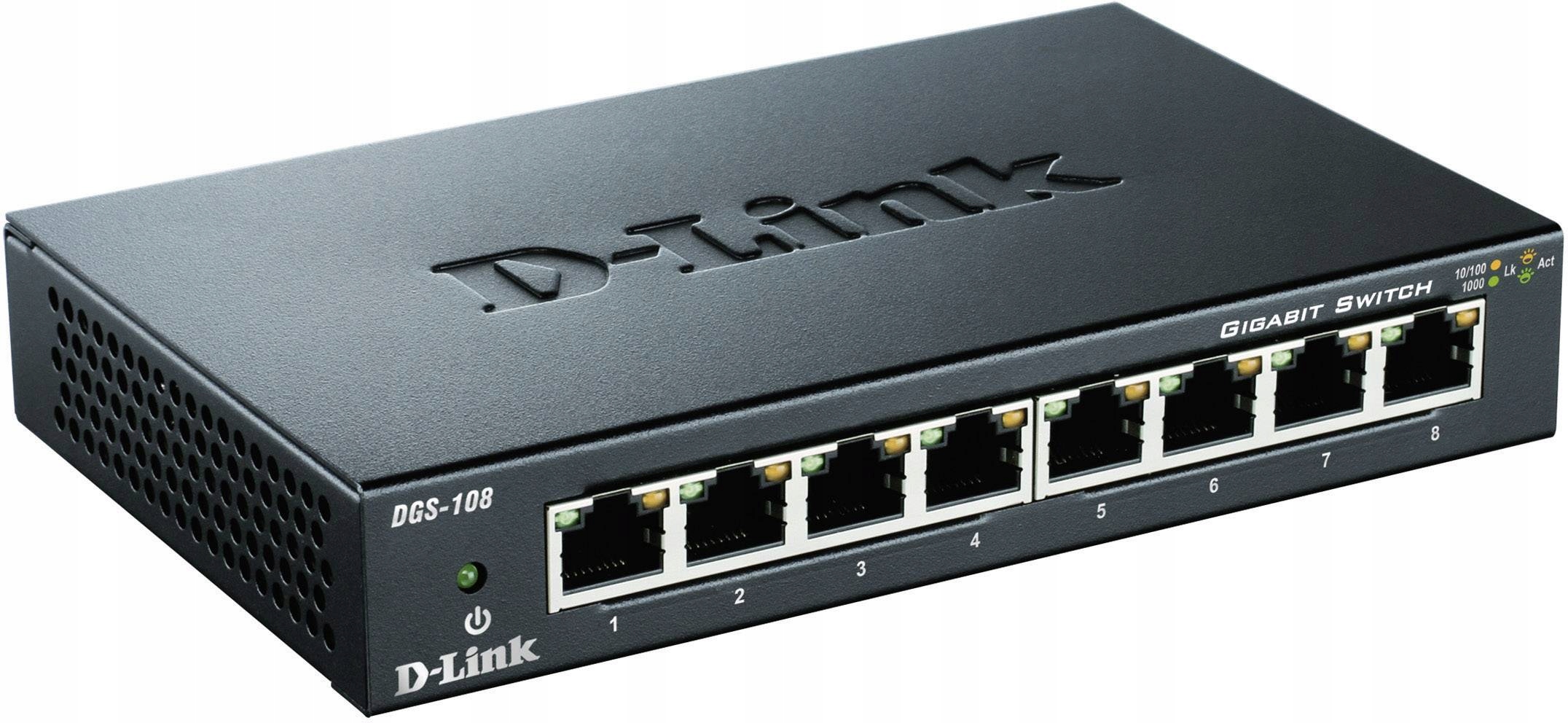 D-LINK 8-Port Gigabit Unmanaged Desktop Switch — 5