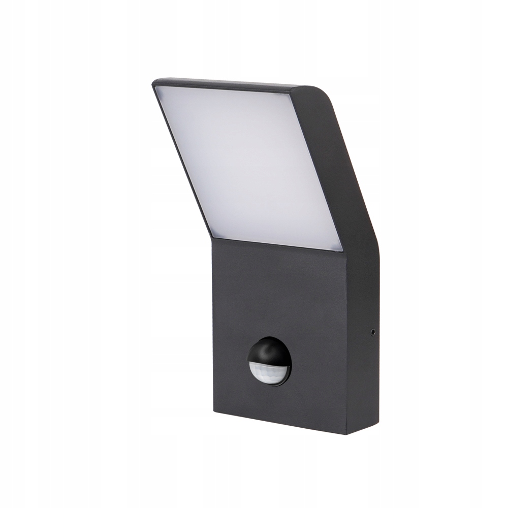 Lampa ścienna zewnętrzna z czujnikiem ruchu i zmierzchu Kinkiet Led 9W