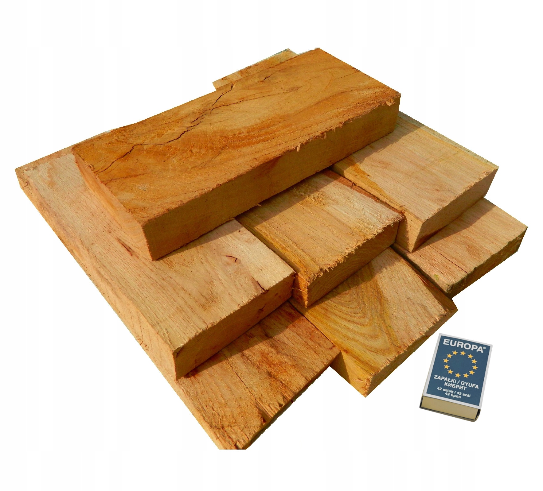 Rozpałka 7dm3 Drewno Kominkowe Kostka bez kory Podpałka 3kg Transwood Opał Granulacja 100-300 mm