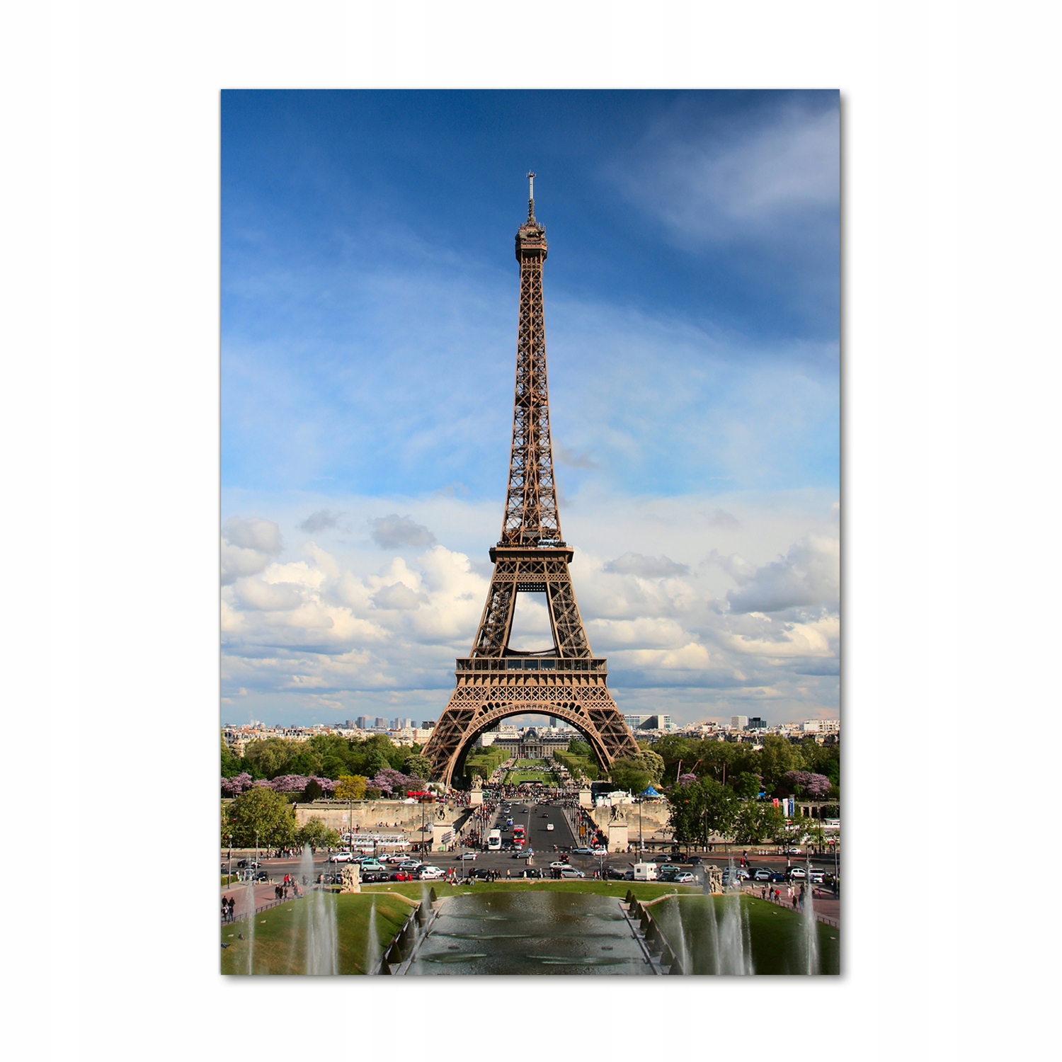 

Foto obraz na szkle Wieża Eiffla Paryż 70x100 cm