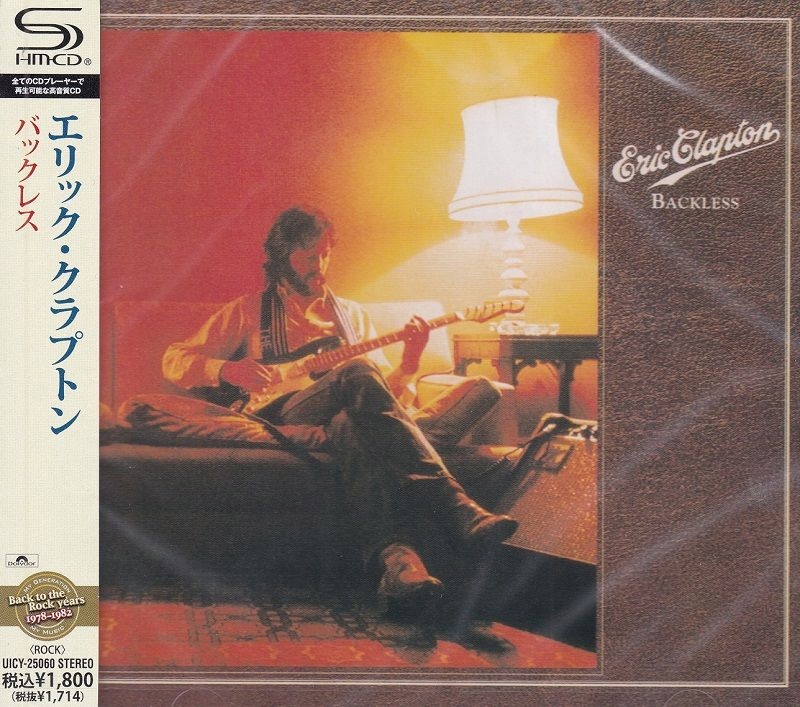 {{{ Eric Clapton Backless (1 Shm-cd) Japan