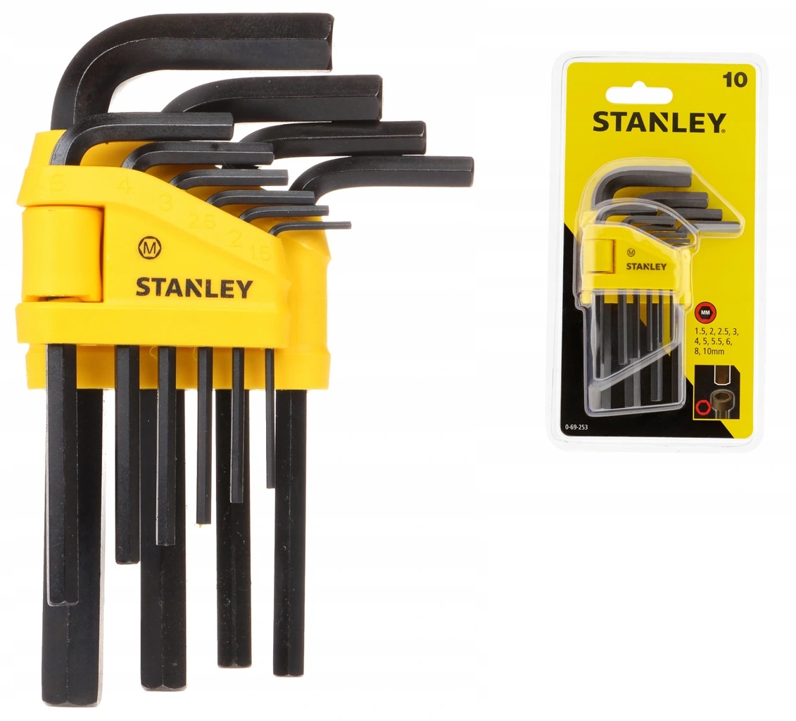 

Stanley 69-253 Klucze Imbusowe Imbusy 1,5-10mm 10e