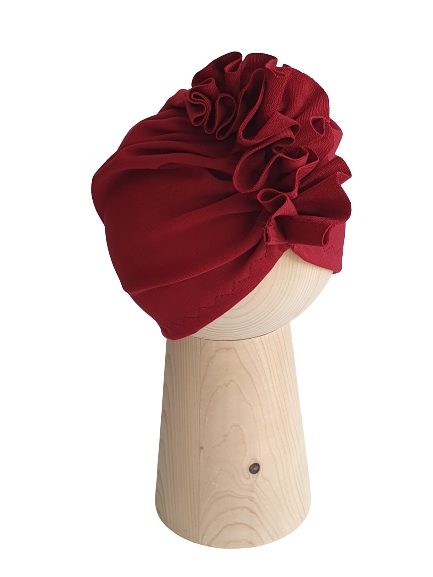 

Czapka Turban Bordowa 36-39cm Polski Produkt