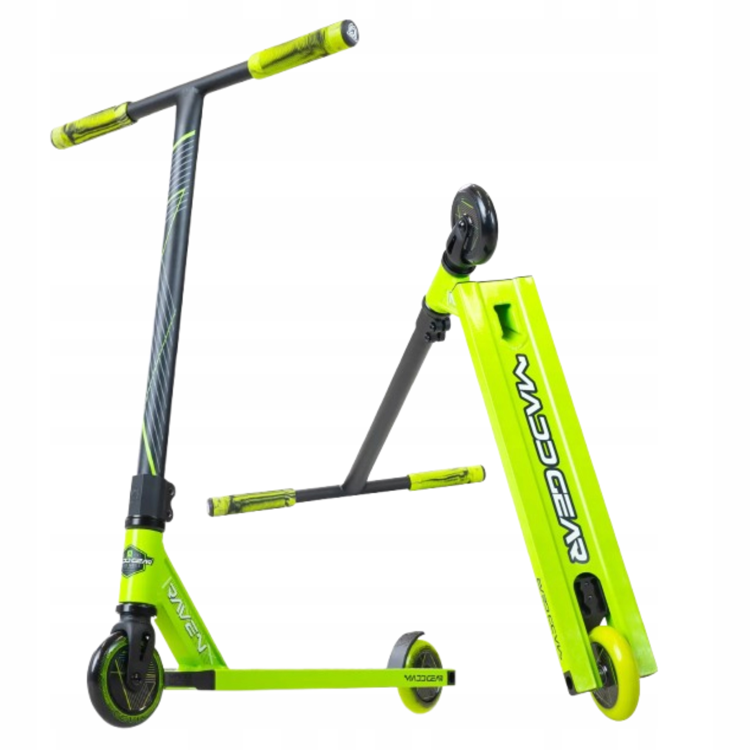 Madd Gear MG1 Raven hulajnoga wyczynowa Black Green