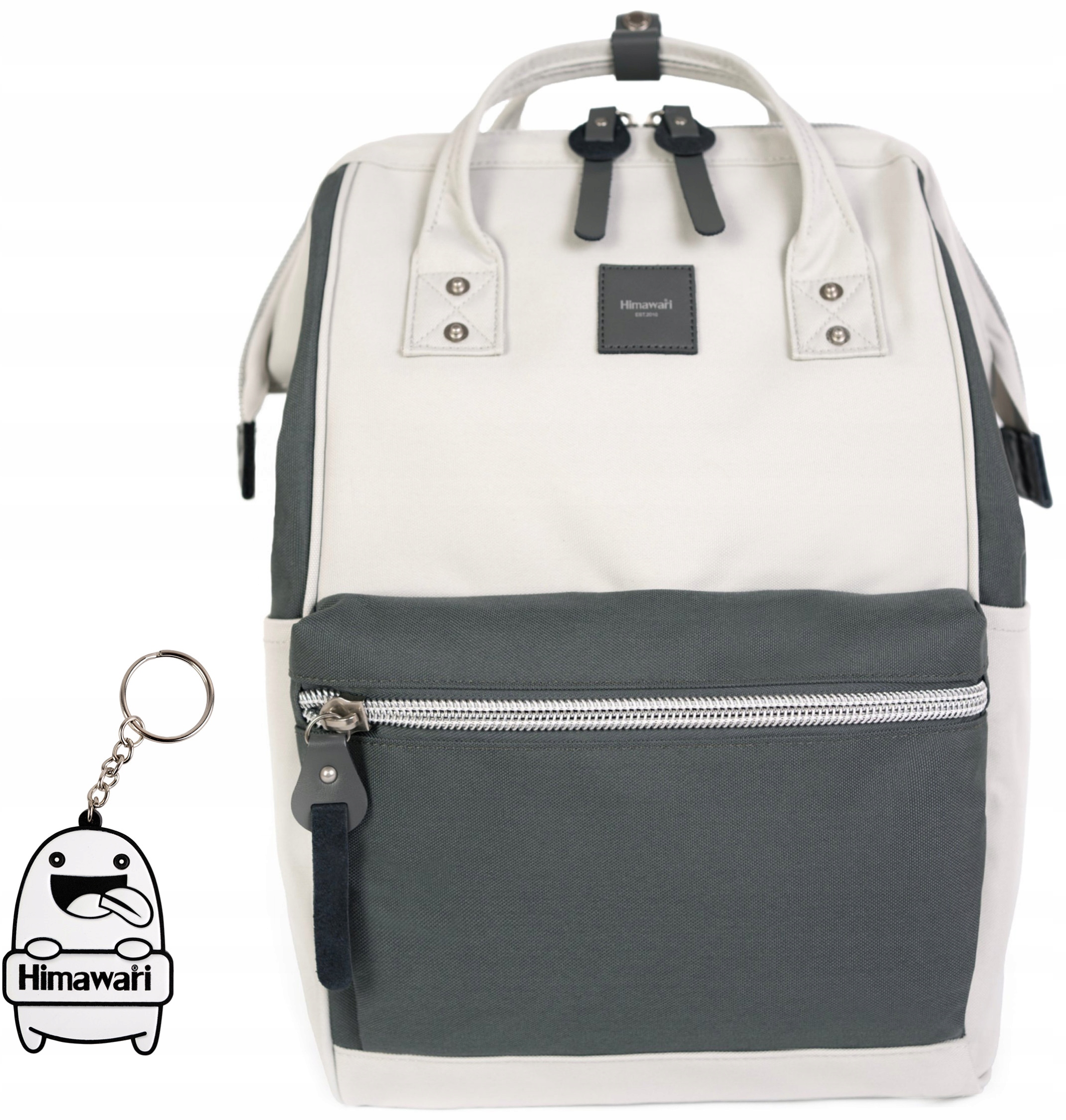 Plecak podróżny Himawari Candy M do samolotu pojemny Usb Grafitowy