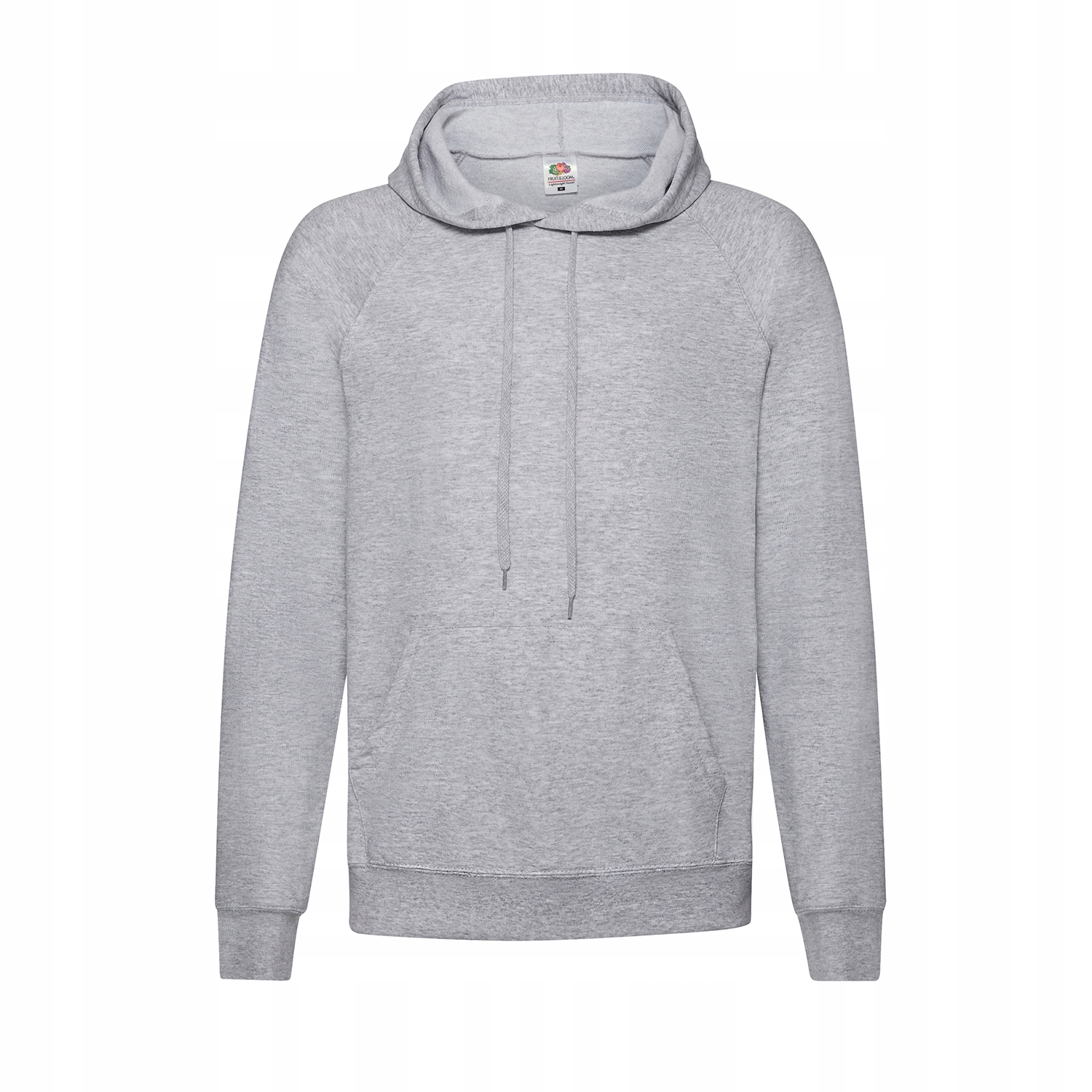 BLUZA Z KAPTUREM FRUIT OF THE LOOM light grey XL