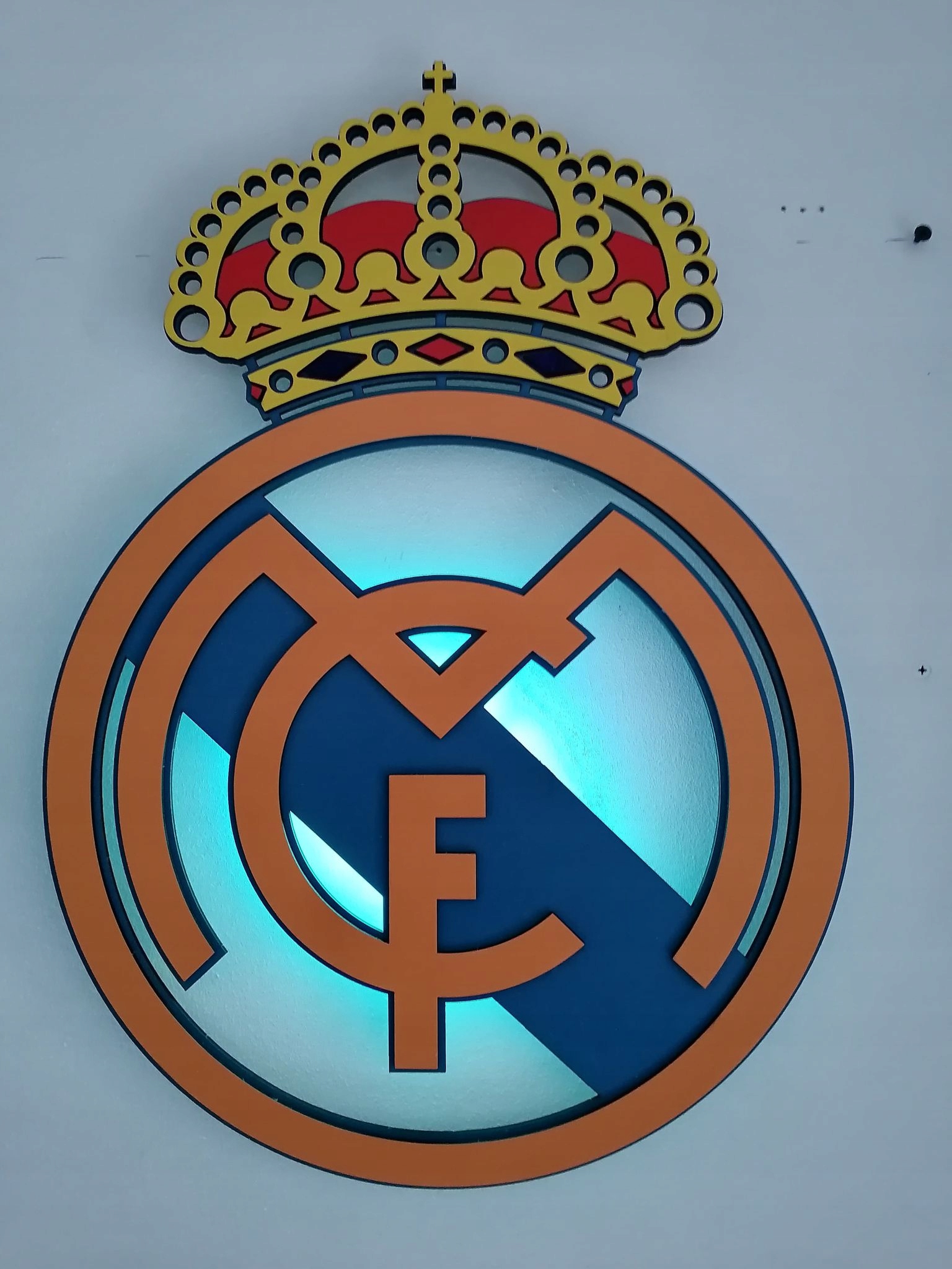 erb Real Madrid noční lampa na zeď
