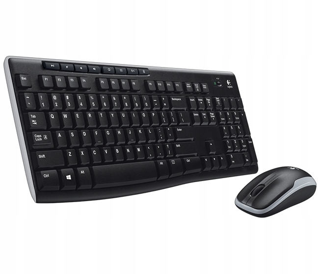 Súprava klávesnice a myši Logitech čierna
