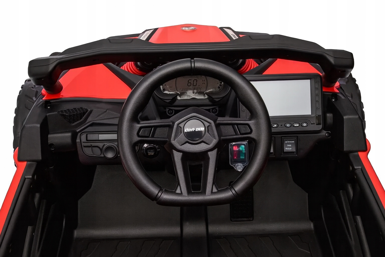 Auto na akumulator pilot skóra EVA 4x4 180W MAVERIK CAN-AN czerwony PRAWKO