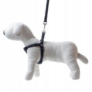 Levně Vodítko popruhy Soft Style Happet černé reflexní XL 2.5 cm