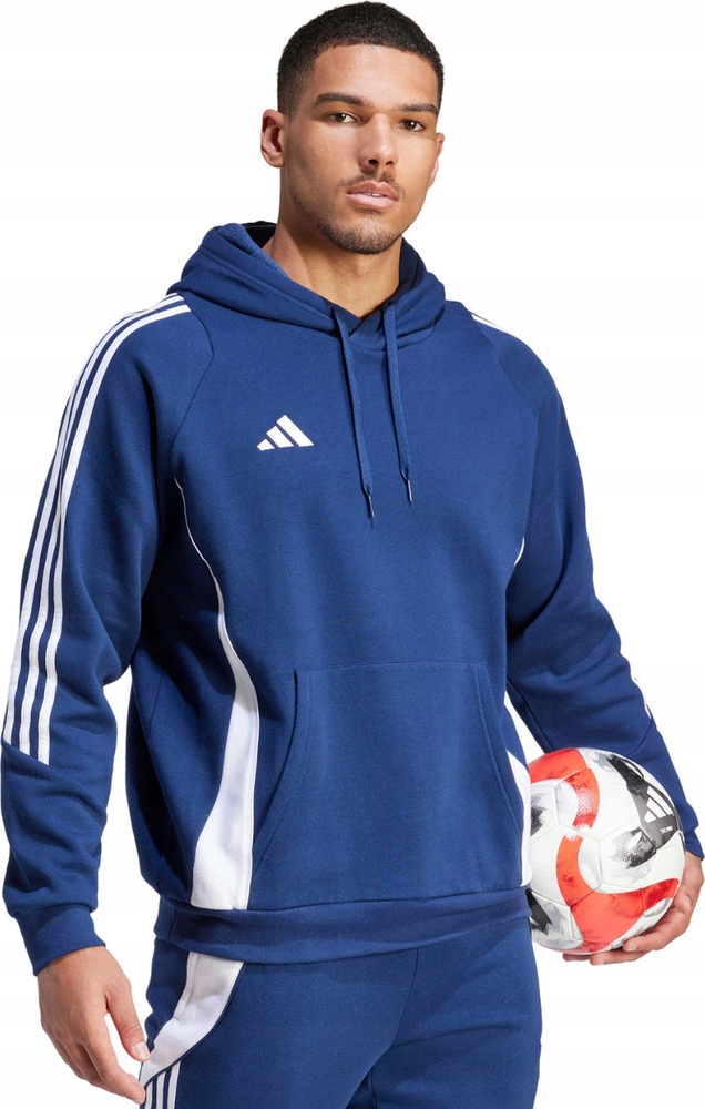 Pánská Mikina Adidas Tiro 24 Sweat Hooded Modrá IR7546 velikost L
