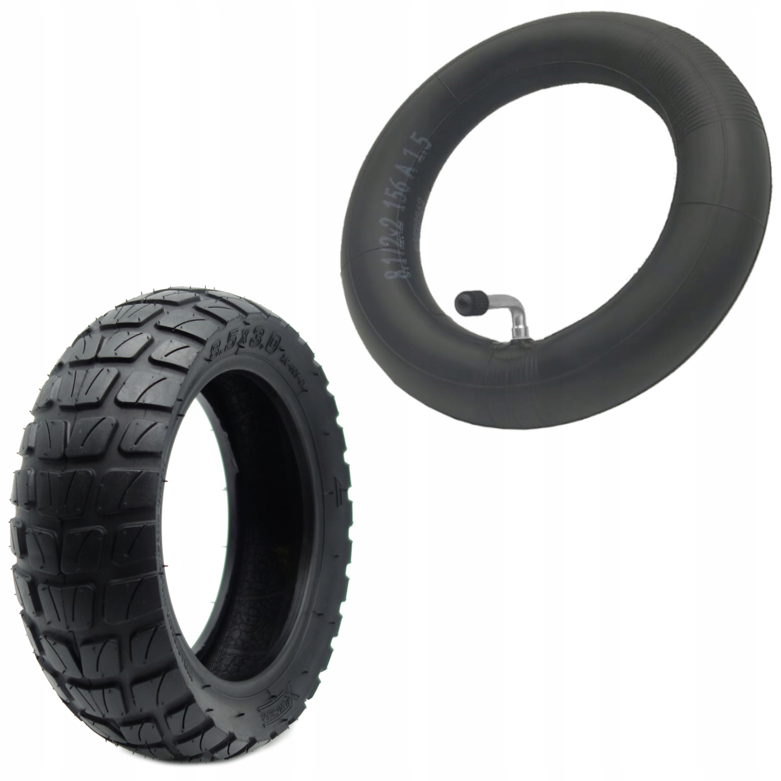 Set Pneumatika 8.5x3.0" duše s dlouhým ventilkem pro KuKirin G2 Pro 2022