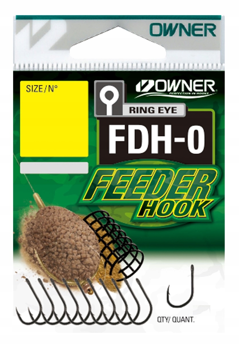 Owner Haczyk Feeder Hook FDH-0 Rozmiar "16" 11szt/op
