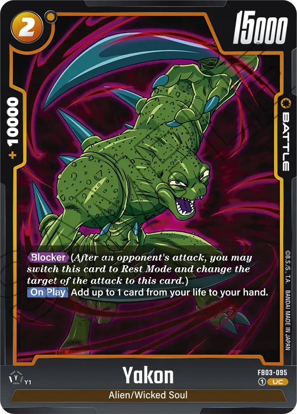 Yakon |FB03-095|Raging Roar| Uncommon