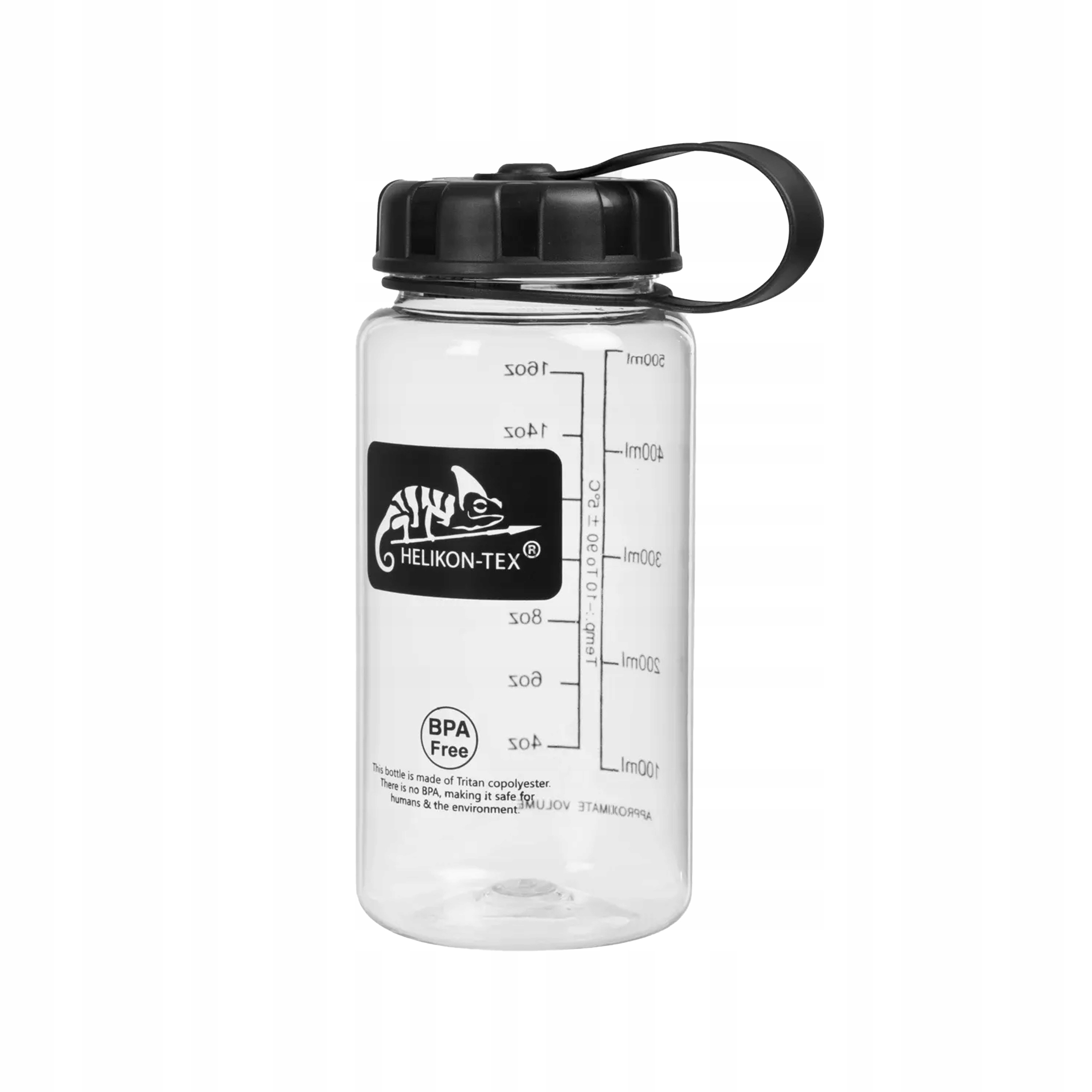 Butelka turystyczna Helikon 550 ml tritan Przezroczysta na wodę Bpa free