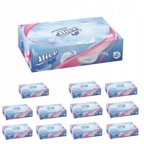 

Chusteczki uniwersalne Alice Light 150 szt. x 12