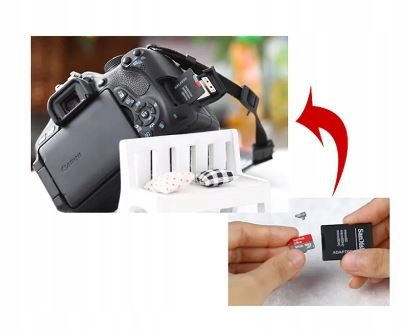 Karta pamięci SDXC SanDisk SD MICRO 64 GB Pojemność karty 64 GB